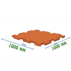 РЕЗИНОВОЕ ПОКРЫТИЕ Sport Puzzle 1000 мм*1000 мм*10 мм